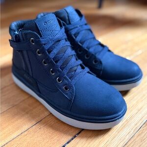 Geox Kids' Dark Blue High-Top Sneakers